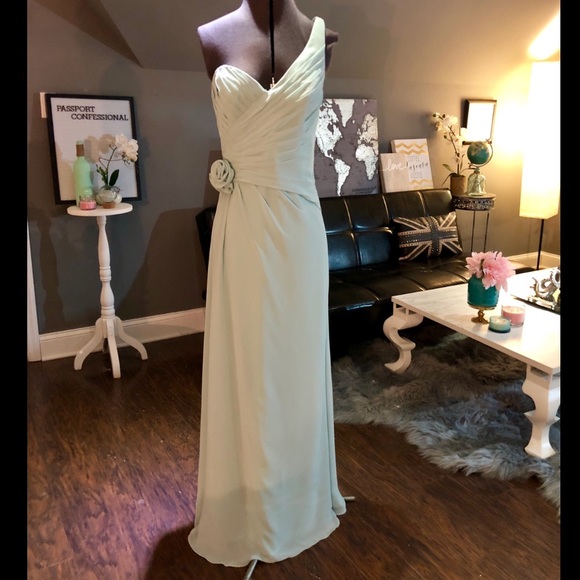 Allure Bridals Dresses & Skirts - Allure Bridesmaid Waterfall Mint Green Dress 1220